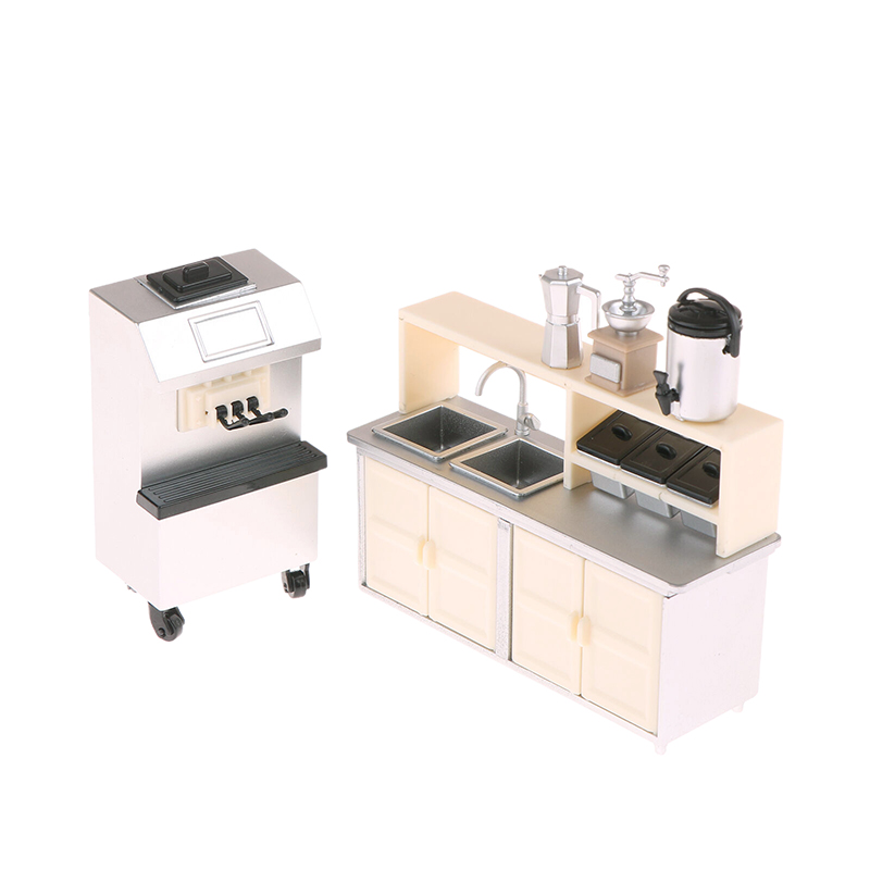 1:12 인형 집 미니어처 음료 가게 작업대 시뮬레이션 - Coffee Equipment Grinder 리뷰 및 가격