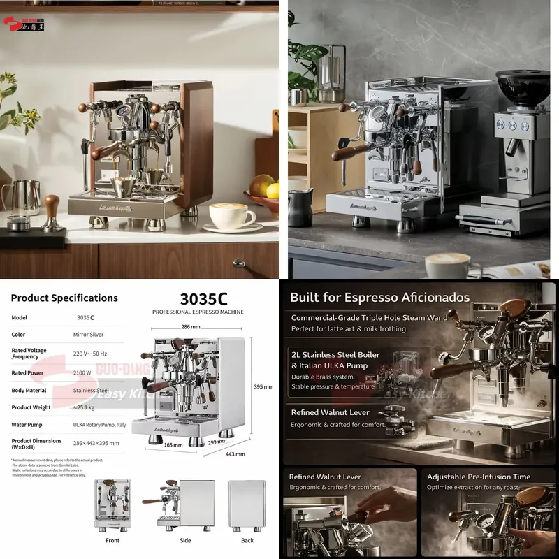 【CHIMU HOME】상업용 스마트 에스프레소 커피 머 - Coffee Equipment For Business 리뷰 및 가격