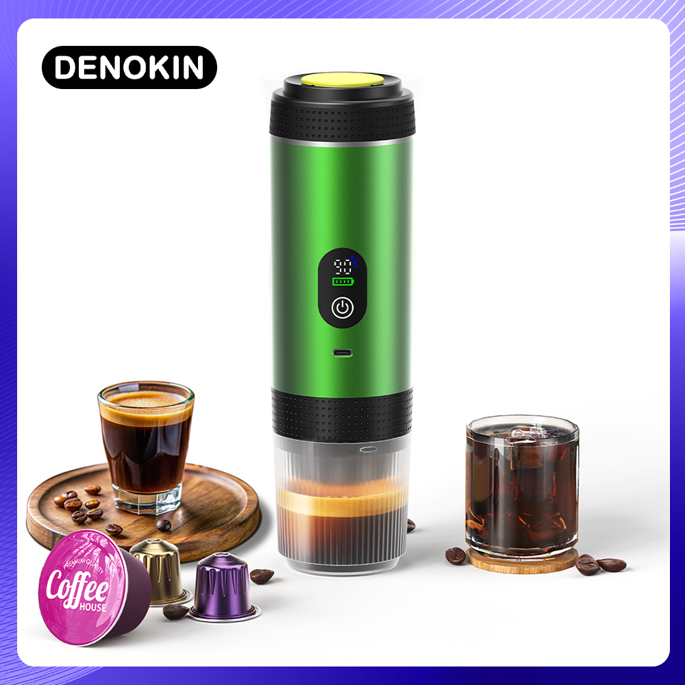 DENOKIN 무선 전기 휴대용 에스프레소 커피 머신  - Coffee Equipment Machine 리뷰 및 가격