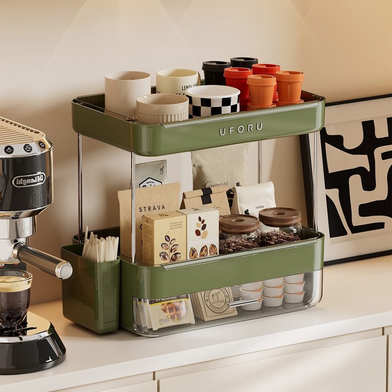 UFORU 이중층 커피 보관함, 보관 서랍과 분리형 배 - Coffee Equipment Used 리뷰 및 가격